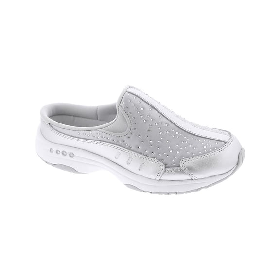 Easy Spirit Womens Travel Stones Embellished Slides Loafer Mule