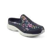Easy Spirit Womens Travel Time 594 Leather Printed Clogs