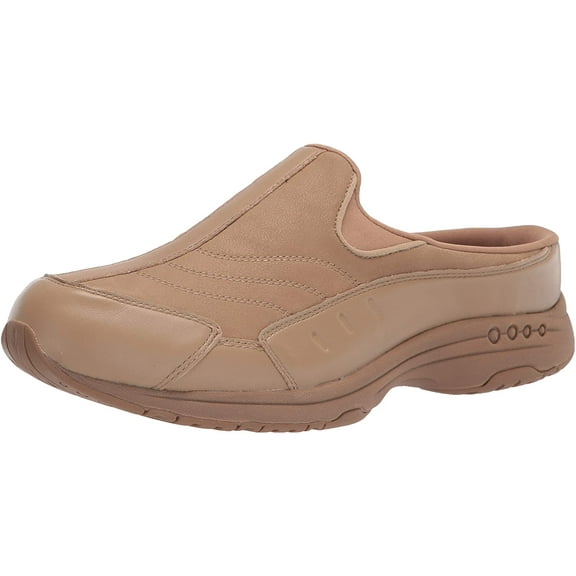 Easy Spirit Womens Traveltime Clog 6.5 Narrow Taupe