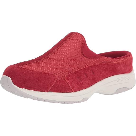 Easy Spirit Womens Traveltime Clog 9.5 X-Wide Red