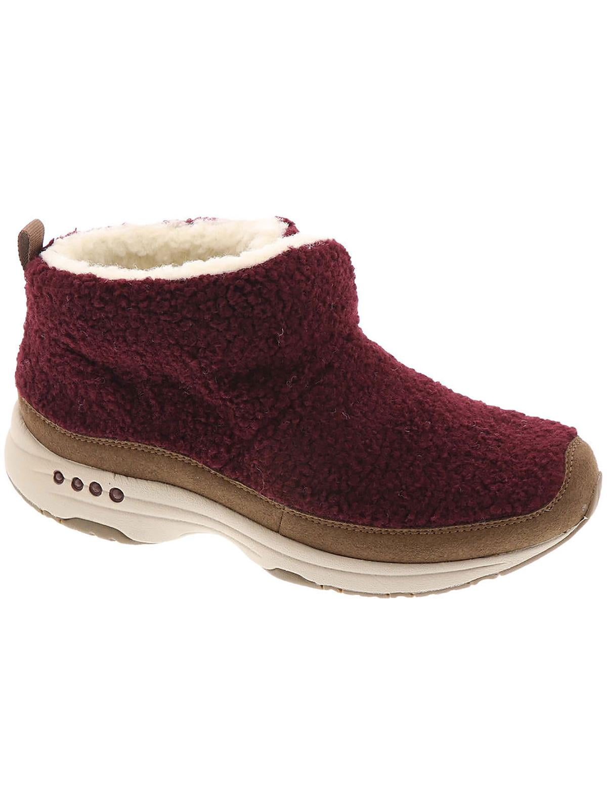 Easy Spirit Womens Trippin Faux Fur Cozy Ankle Boots - Walmart.com