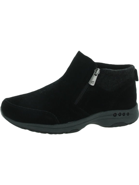 Womens Tshuffle Suede Ankle Shooties