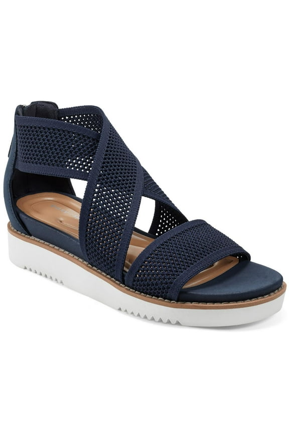 Womens Wander 2 Knit Open Toe Platform Sandals