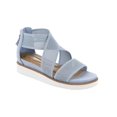thumbnail image 1 of Easy Spirit Womens Wander 2 Knit Open Toe Platform Sandals, 1 of 3