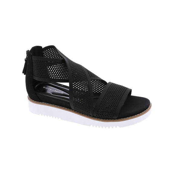 Easy Spirit Womens Wander 2 Knit Open Toe Platform Sandals