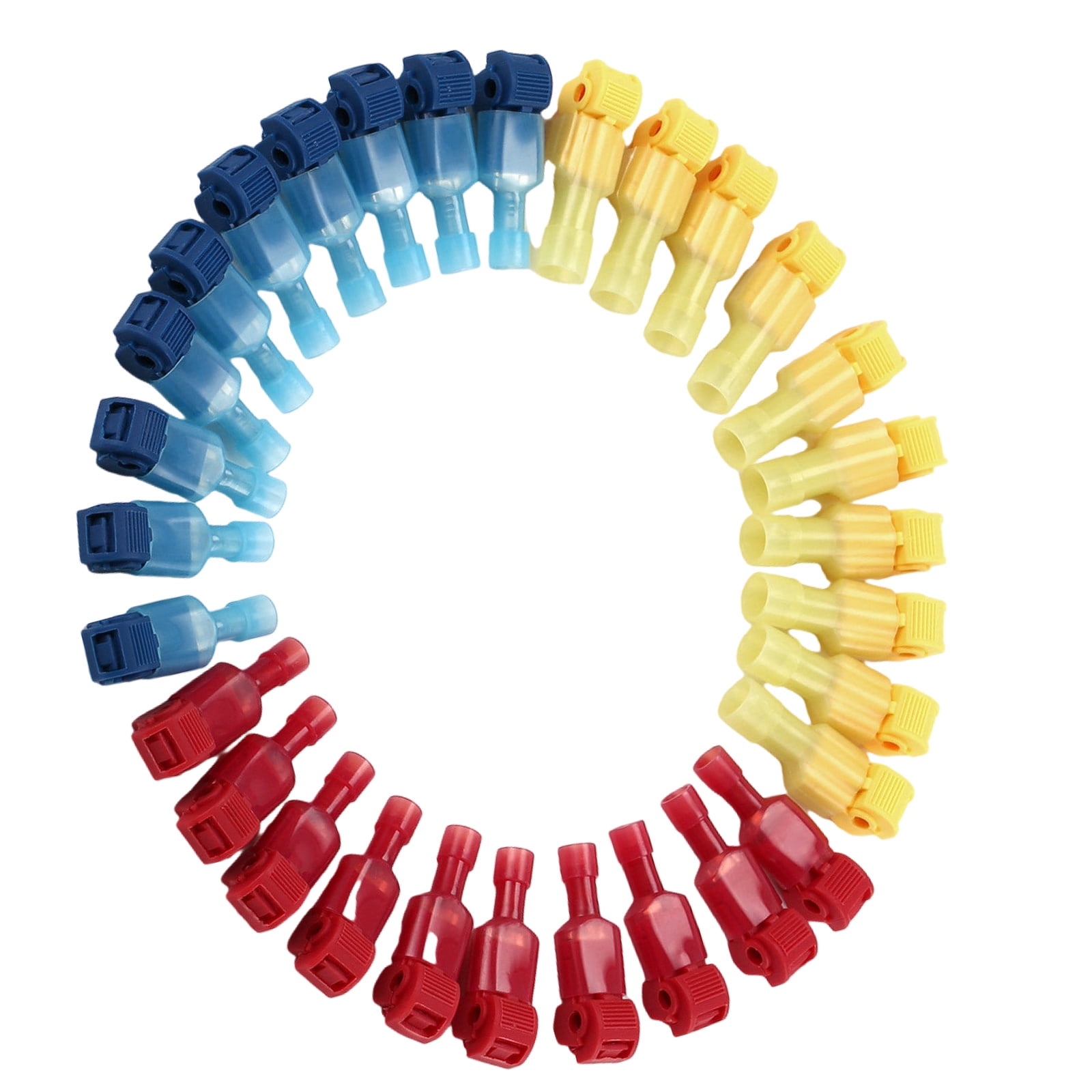 Easy Splices Wire Terminals & Fully Insulated Male Connectors 60pcs ...