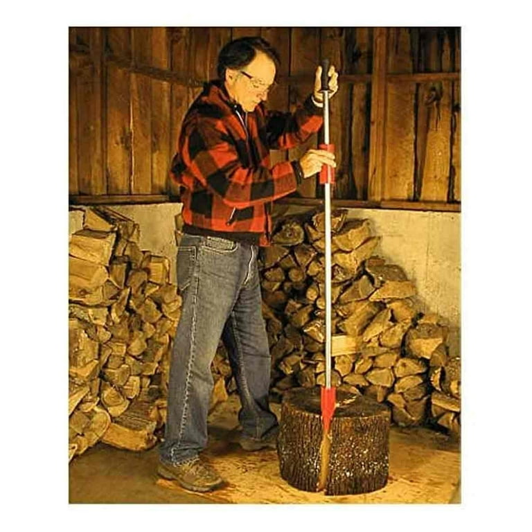 Hand held outlet wood splitter