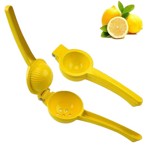 Easy-Squeeze Manual Lemon Squeezer - Effortless Citrus Press for Oranges, Lemons & Limes, with Anti-Slip Grip & Space-Saving Design