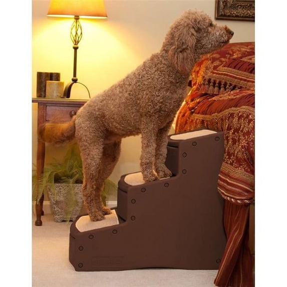 Easy Step Iii Extra Wide Pet Stairs, Chocolate