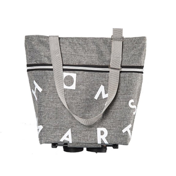 Easy Storage Portable Shopping Pull Cart Made of Oxford Fabric with Wheels