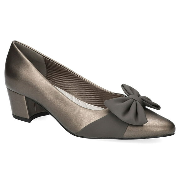 Easy Street Alva Women's Pointed Toe Pumps Color: Pewter Size: 9