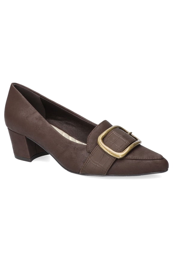 Aster Women's Almond Toe Pumps Color: Brown Matte Size: 10