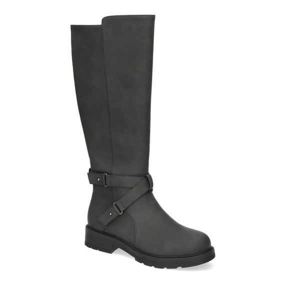 Easy Street Austyn Women's Easy Works Slip Resistant Tall Boots Color: Black Size: 8.5 WIDE