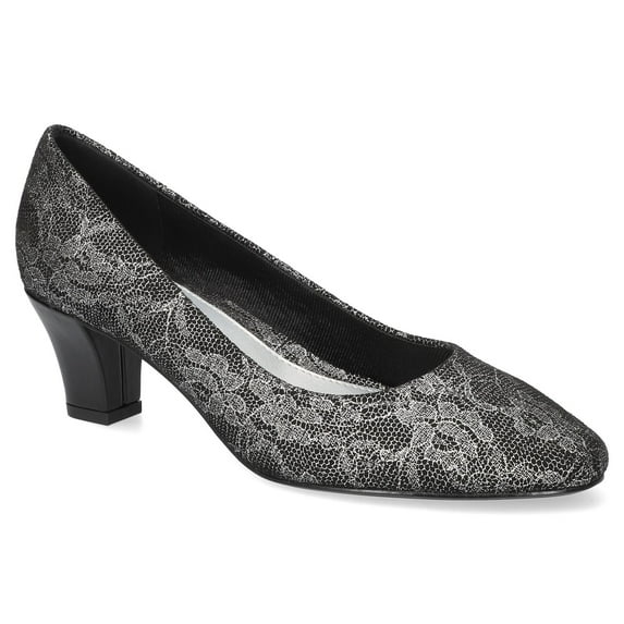 Easy Street Ballari Women's Pumps Color: Silver Lace Size: 10