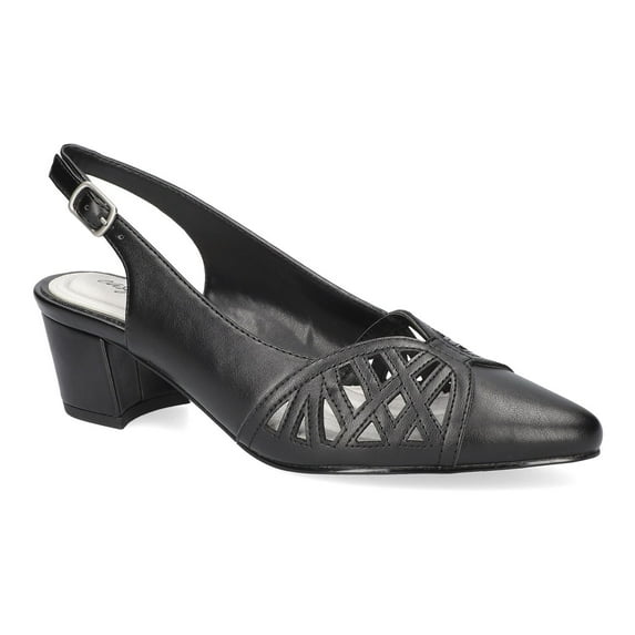 Easy Street Bizzy Women's Slingback Pumps Color: Black Size: 6.5