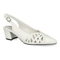 thumbnail image 1 of Easy Street Bizzy Women's Slingback Pumps Color: White Size: 7, 1 of 4