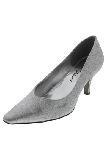easy street silver dress shoes Easy Street Womens Shoes Size 9 1/2 Moonlight Evening Dress Silver Pump NIB