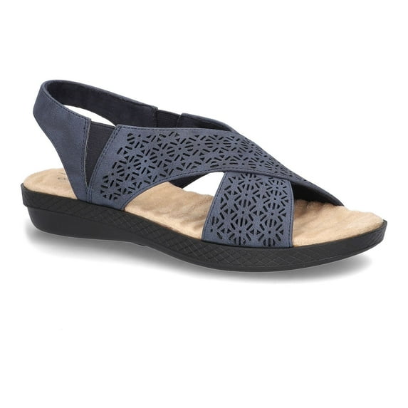 Easy Street Claudia Women's Slingback Sandals Color: Navy Size: 6