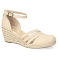 thumbnail image 1 of Easy Street Daytona Espadrille Women's Wedge Sandals Color: Bone Size: 10, 1 of 4