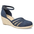 thumbnail image 1 of Easy Street Daytona Espadrille Women's Wedge Sandals Color: Navy Size: 8, 1 of 4