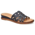 thumbnail image 1 of Easy Street Edda Tuscany Women's Wedge Slide Sandals Color: Navy Size: 10, 1 of 4
