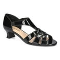 thumbnail image 1 of Easy Street Essie Women's Dress Sandals Color: Black Patent Size: 7.5, 1 of 4