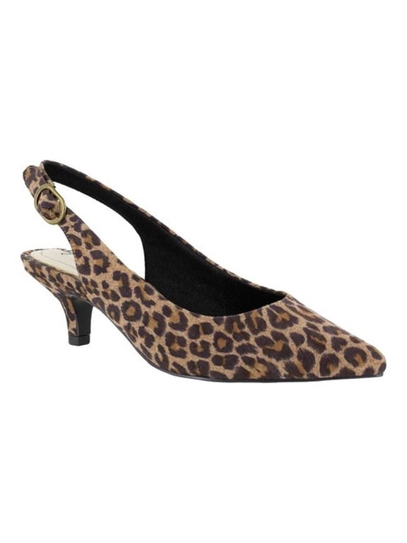 Faye Women's Pump 7 C/D US Leopard-Suede