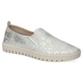 thumbnail image 1 of Easy Street Fresh Women's Slip-On Sneakers Color: Silver Gray Snake Size: 9.5, 1 of 4