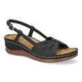 thumbnail image 1 of Easy Street Jupiter Women's Slingback Comfort Sandals Color: Black Size: 8 WIDE, 1 of 4