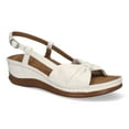thumbnail image 1 of Easy Street Jupiter Women's Slingback Comfort Sandals Color: White Size: 7 WIDE, 1 of 4