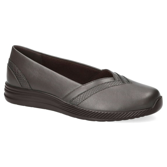 Easy Street Kiera Women's Comfort Slip-On Flats Color: Brown Size: 8.5 WIDE