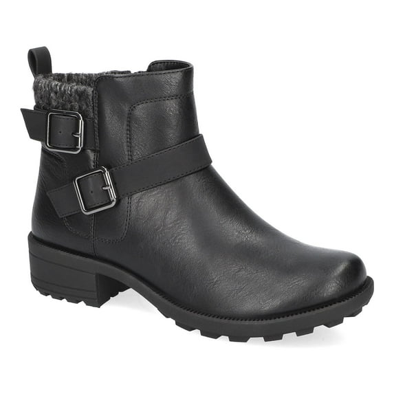 Easy Street Kourt Easy Works Women's Slip Resistant Ankle Boots Color: Black Size: 9 WIDE