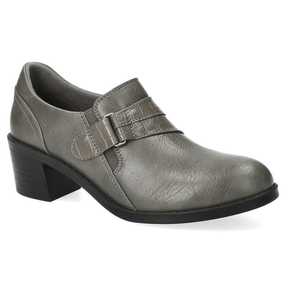 Easy Street Lavelle Women's Block Heel Comfort Shooties Color: Graycroco Size: 9.5