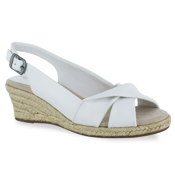 Easy Street Maureen Espadrille Slingback Sandals (Women)