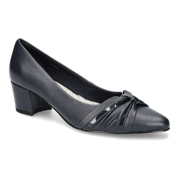 Easy Street Millie Women's Slingback Pumps Color: Navy Size: 8.5 WIDE