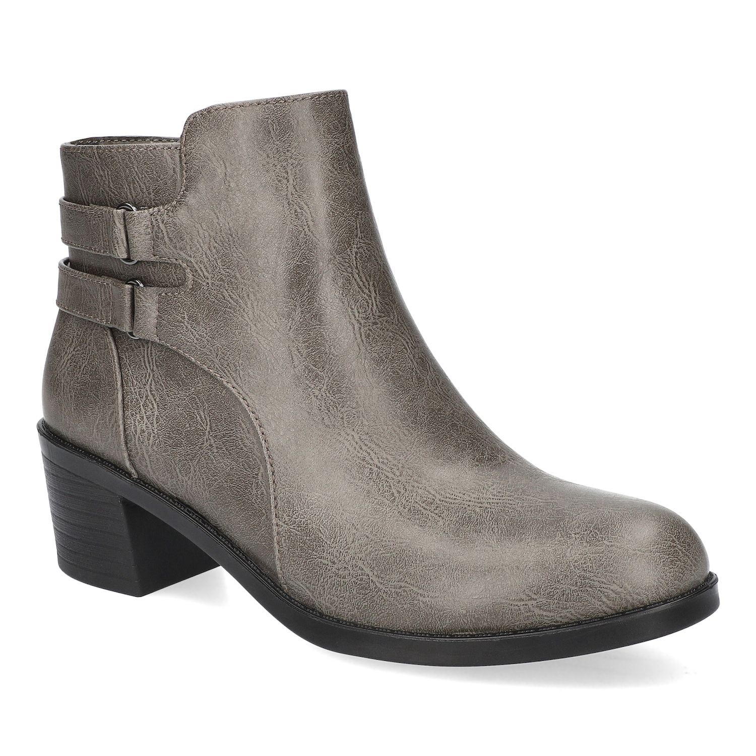 Easy Street Murphy Women's Comfort Ankle Boots Color: Gray Size