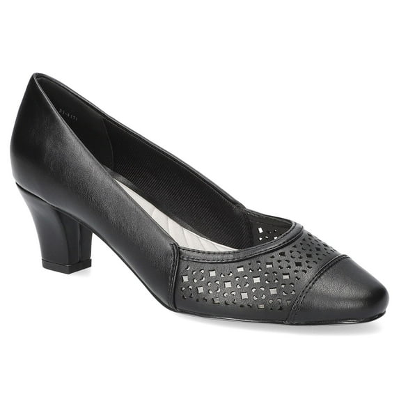 Easy Street Neva Women's Comfort Pumps Color: Black Size: 11