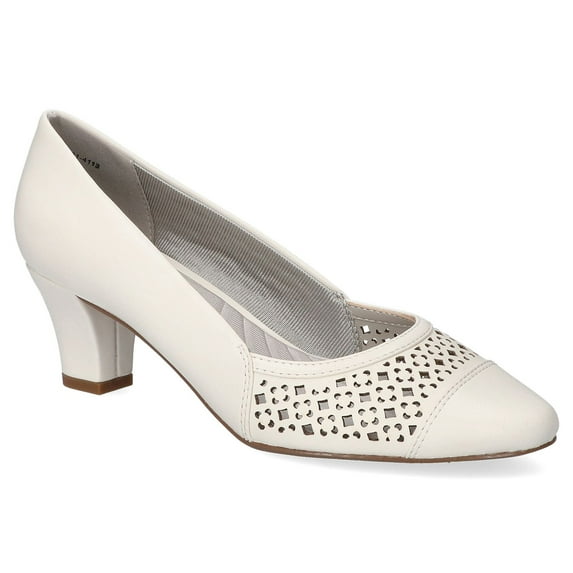 Easy Street Neva Women's Comfort Pumps Color: White Size: 8.5