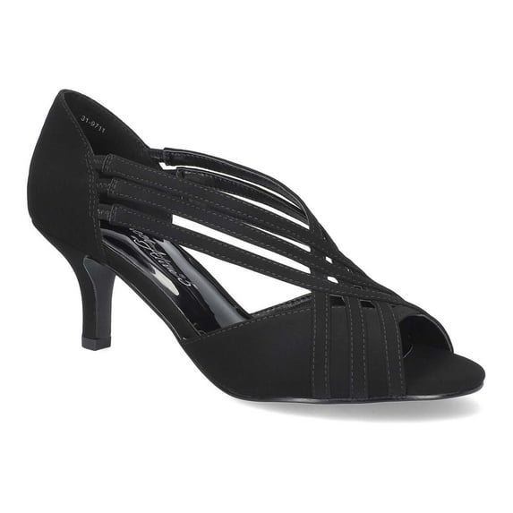 Easy Street Oceana Women's Dress Pumps Color: Black Lamy Size: 7.5 WIDE