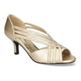 thumbnail image 1 of Easy Street Oceana Women's Dress Pumps Color: Gold Metallic Size: 9 WIDE, 1 of 4