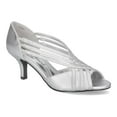 thumbnail image 1 of Easy Street Oceana Women's Dress Pumps Color: Silver Metallic Size: 12, 1 of 4