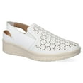 thumbnail image 1 of Easy Street Petal Women's Comfort Slingback Wedges Color: White Size: 7.5, 1 of 4