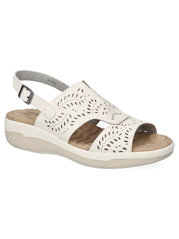 Primrose Women's Comfort Platform Slingback Sandals Color: White Size: 9