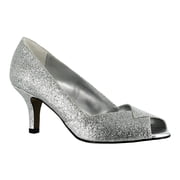Easy Street Ravish Peep Toe Evening Pumps Women