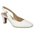 thumbnail image 1 of Easy Street Ritsa Women's Square Toe Slingback Pumps Color: White Size: 7, 1 of 4