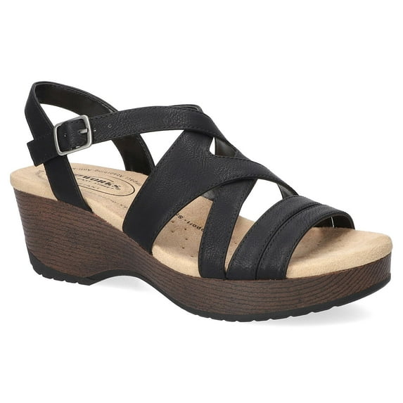 Easy Street Rosella Women's Slip-Resistant Sandals Color: Black Size: 8 WIDE