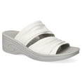 thumbnail image 1 of Easy Street Seeker So Lite Women's Wedge Sandals Color: White Size: 8 WIDE, 1 of 4