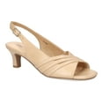 thumbnail image 1 of Easy Street Teton Women's Dress Heel Sandals Color: Beige Size: 6.5, 1 of 4