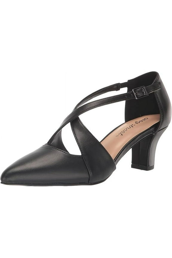 Elegance Women's Slingback Pumps Color: Black Size: 7.5