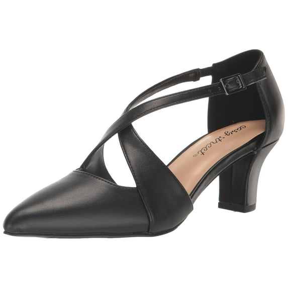 Easy Street Women's Elegance Pump, Black, 8.5 Wide